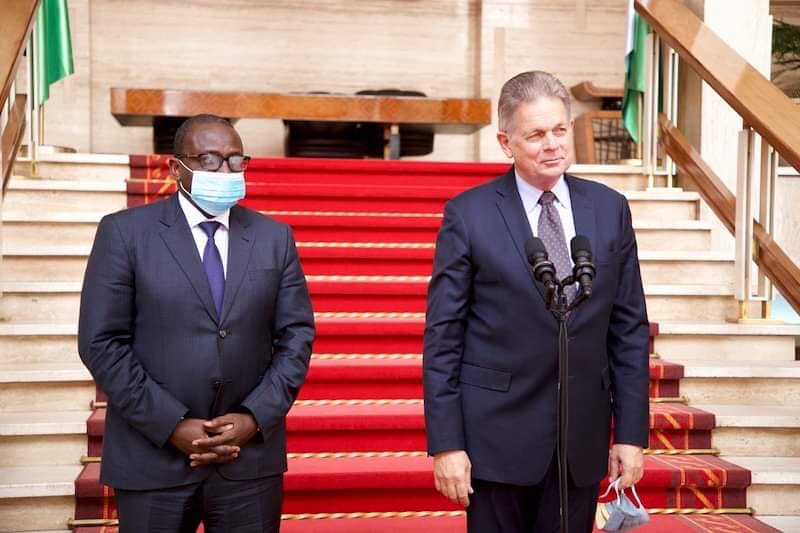 L’ambassadeur d’Allemagne fait ses adieux au chef de l’Etat Alassane Ouattara