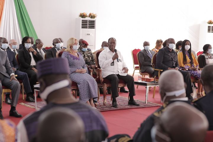 Lutte contre l’orpaillage clandestin dans la Marahoué, le président Alassane Ouattara, rassure les populations