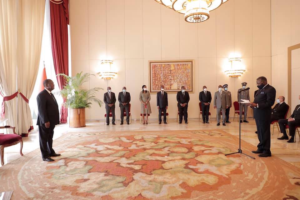 Discours du Président Alassane OUATTARA lors de la Présentation des lettres de Créance de nouveaux Ambassadeurs
