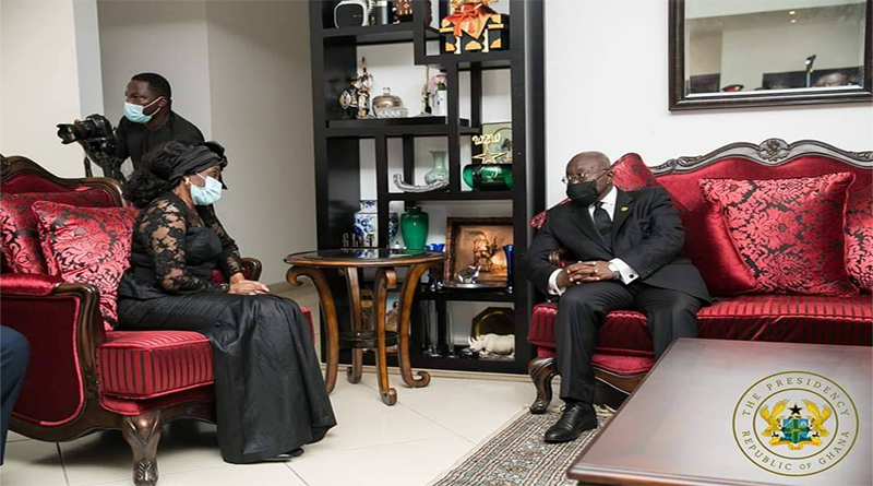 Ghana : le président Nana-Akufo Addo a présenté ses condoléances à la famille Rawlings