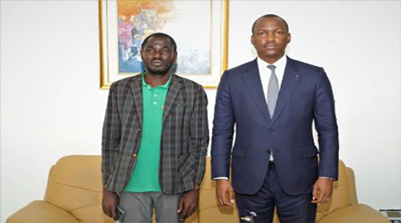 marche pour la paix : le ministre Touré Mamadou promet mettre fin au calvaire de Des Alex Koffi.