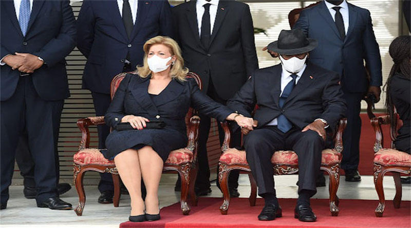 le couple présidentiel très éprouvé par la mort du premier ministre Hamed Bakayoko