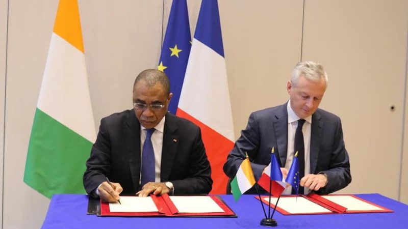 Financement de plusieurs projets de développement/La Côte d’Ivoire et la France signent un 3e C2D de plus de 750 milliards de FCFA