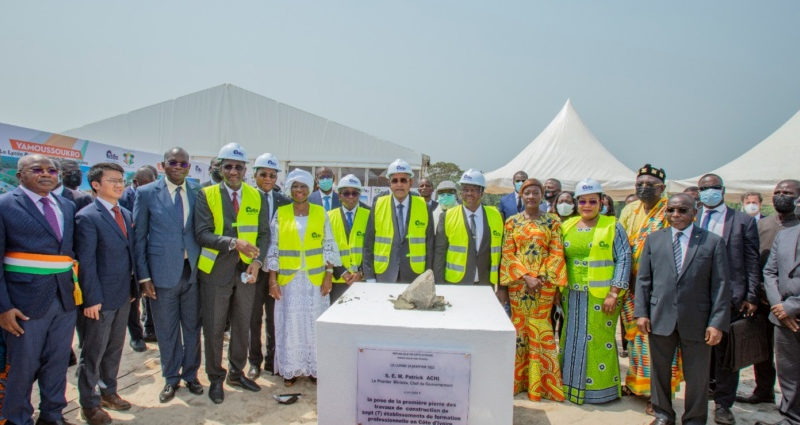 Anyama-Ebimpé/Construction d’un lycée professionnel/Patrick Achi pose la première pierre