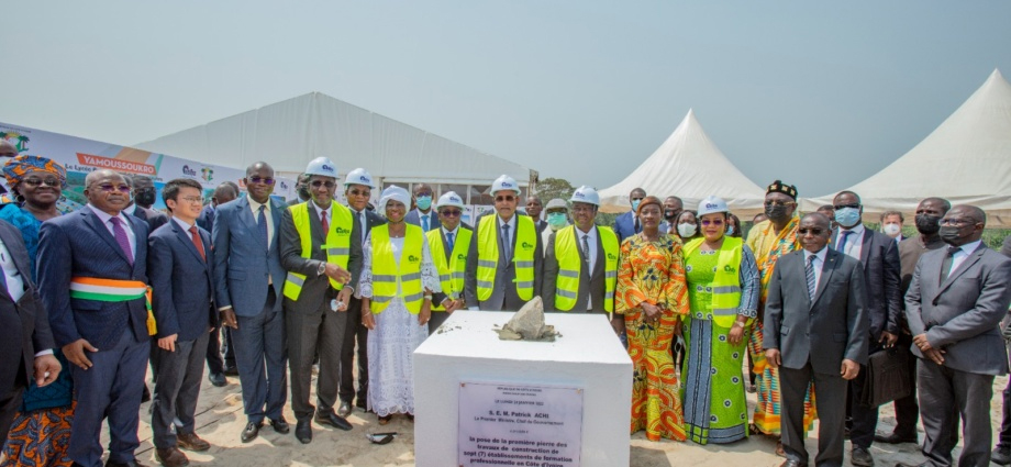 Anyama-Ebimpé/Construction d’un lycée professionnel/Patrick Achi pose la première pierre