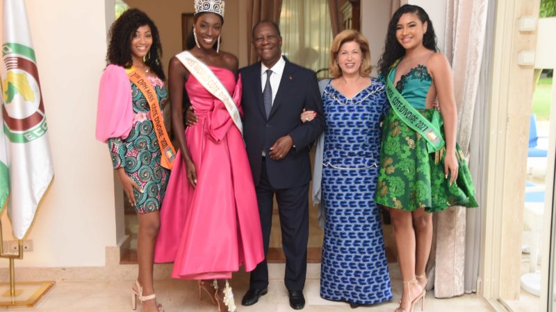Recevant à Miss Côte d’Ivoire 2021/ Dominique Ouattara :  « Olivia Yacé a toutes les qualités pour être Miss Monde »