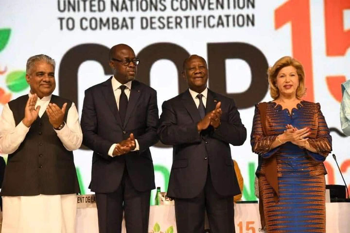 Convention des Nations Unies sur la lutte contre la désertification / Alassane : Ouattara : « Nous devons à tout prix, être ensemble… »