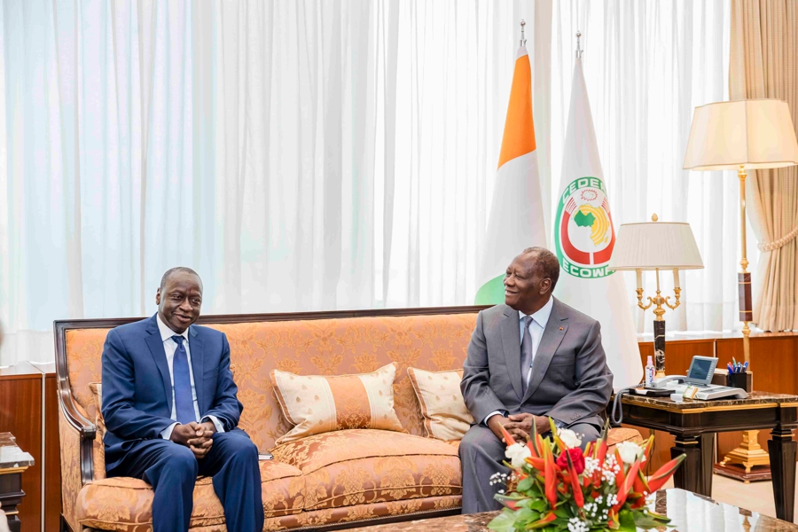 Présidence-Audience du chef de l’Etat/Ouattara échange avec le vice-président de la Banque mondiale