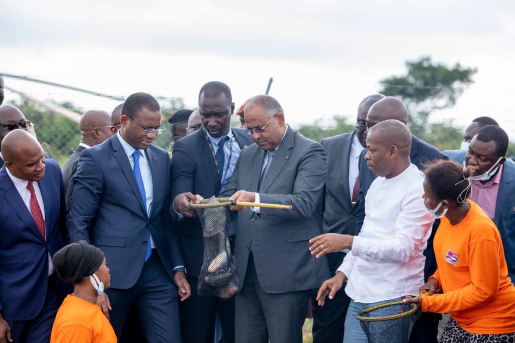 Bouaké-Production  halieutique/Le premier ministre Patrick ACHI a lancé officiellement le PSTACI hier.