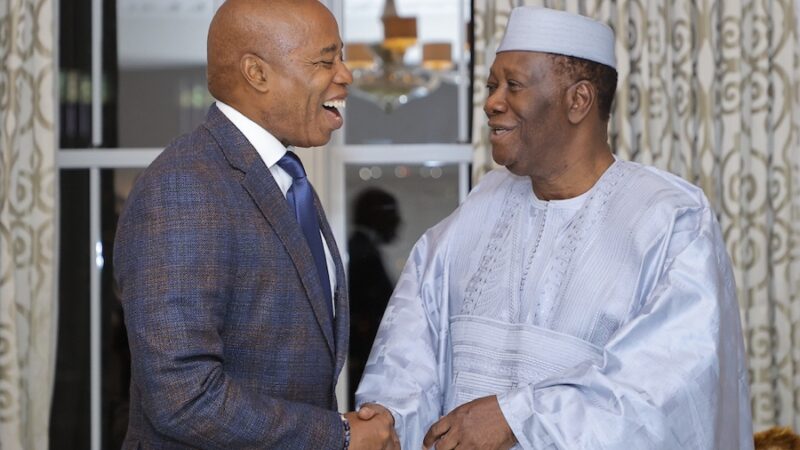 USA-En marge de l’Assemblée générale des Nations-Unies/Ouattara s’est entretenu  avec le Maire de New York