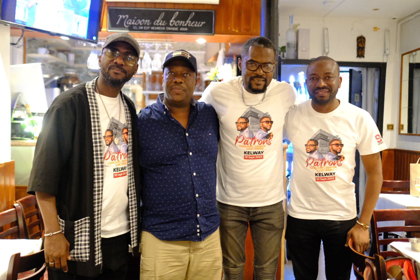 Concert du Groupe Les Patrons au Zénith  à Paris/ Ouattara Dramane dit OD apporte son soutien pour la réussite