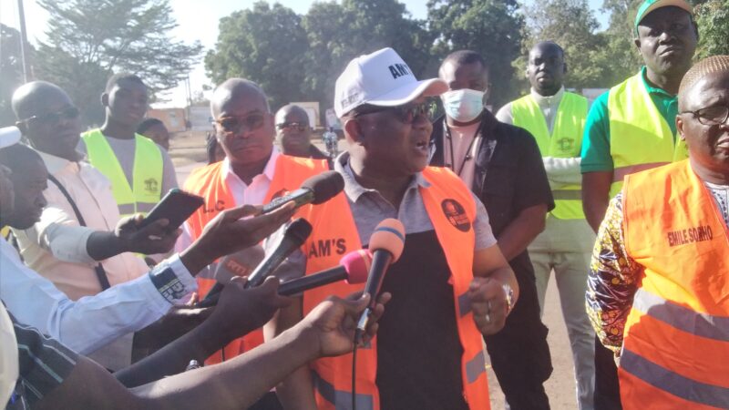 Korhogo- Sensibilisation contre l’incivisme routier/Amadou Coulibaly aux jeunes volontaires : « Soyez courtois et sachez parler aux usagers de la route »
