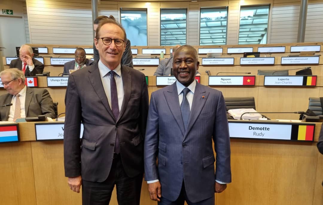 Le président Adama Bictogo participe à Bruxelles à la réunion du Bureau de l’Assemblée Parlementaire de la Francophonie