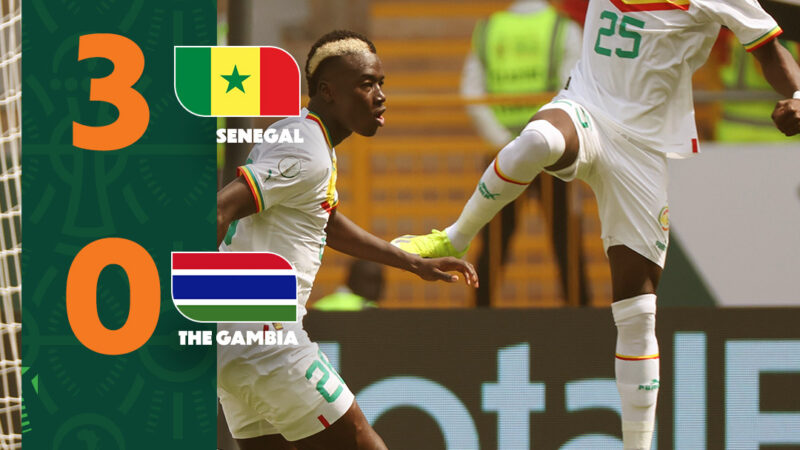 CAN 2023 : promenade de santé pour le Sénégal face à la Gambie (3-0)