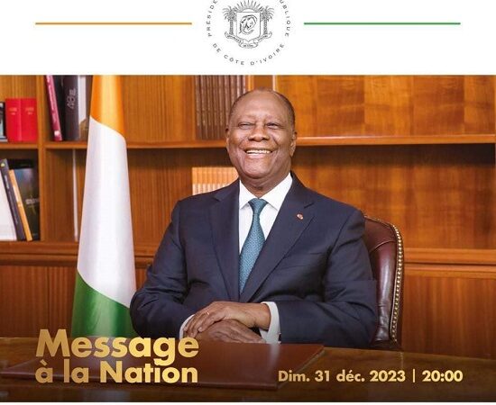 Message à la nation : les grands projets du président Alassane Ouattara pour la Côte d’Ivoire